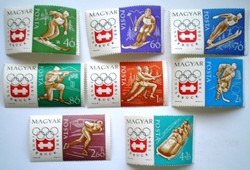 S2033-40 / 1963 winter olympics stamp series postal clerk