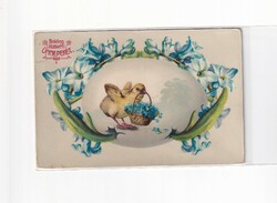 H:110 Antik Húsvéti Üdvözlő képeslap 1905