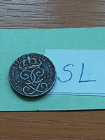 Sweden 1 cent 1946 v. King Gustav, iron sl