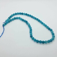 Faceted apatite mineral pearl 6 mm