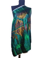 Vintage women's shawl 70x70 cm. (7082)