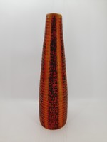 Retró kerámia váza, PF jelzéssel, 33 cm