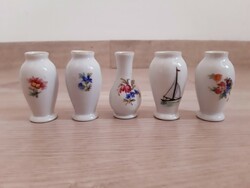 Hollóházi Kis Porcelán Vázák