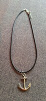 Silver-plated pendant with chain