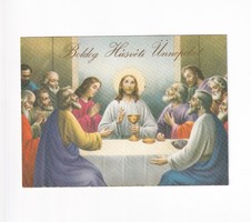 H:136 Vallásos Húsvéti Üdvözlő képeslap