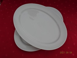 Alföldi porcelán húsos tál, fehér színű, hossza 37,5 cm. Vanneki!