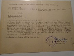 Za492.34 Old document - Kiskunfélegyháza city council - Tarjányi 1962