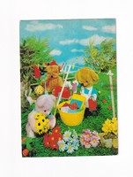 H:137 Húsvéti Üdvözlő képeslap "Bábos" Képzőművészeti