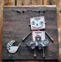 Robot kislány babakocsival