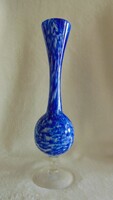 Elegáns régi muránói üveg váza  26 cm