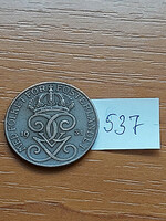 Sweden 5 öre 1931 bronze, v. King Gustav #537