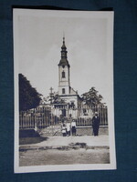 Postcard, Zirc Abbey Church, view detail