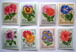 S2486-95 / 1968 flower garden flowers stamp set postal clean