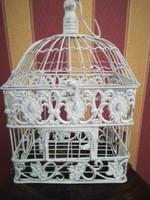 Vintage, white flower/candle cage. 33*14*21 cm