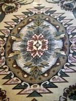 Antique - around 1920 - large kilim tablecloth - 192 x 150 - art&decoration