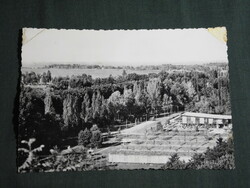 Postcard, Balatonföldvár, view with the motel, detail