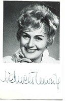 The operetta primadonna autograph of marika Németh is autographed, handwritten. Dedicated photo.