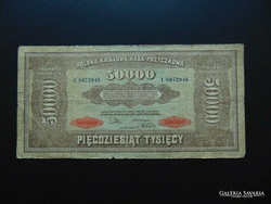 Poland 50000 markek banknote 1922