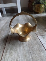 Nice old copper offering basket (12x6 cm)
