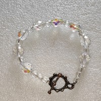 Crystal bracelet with T lock 20cm