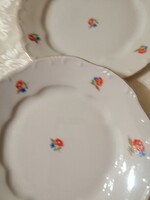 Pipacsos Zsolnay tányér párban