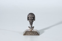 Silver (.950) Tumi Business Card Clip | peru inca temple knife business card holder aztec mayan