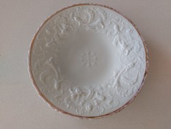 Antique cf porcelain plate Art Nouveau decorative plate with convex plant pattern