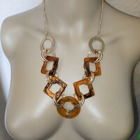 Gold-plated double-sided new necklace 57cm