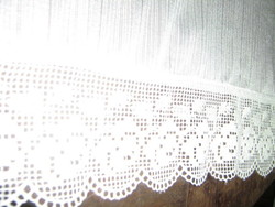Wonderful vintage style rose lacy layered curtain