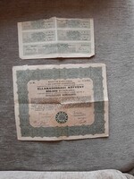 Government bonds from 1925 and 1942