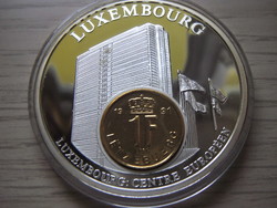 Luxembourg 1 franc 1991 54 gr 50 mm commemorative coin in closed capsule large coin