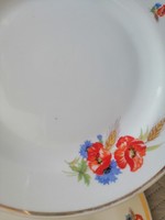 Zsolnay pipacsos tányér párban