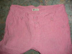 Linen pants, pink