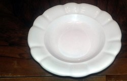 Békebeli thick porcelain soup plate deep plate - art&decoration