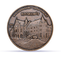 3000 HUF Uncle Kiskun County Kecskemét non-ferrous metal commemorative medal 2022 in closed unopened capsule