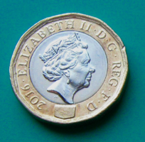 Egyesült Királyság – 1 font – 2016 - II. Erzsébet királynő