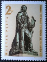 S2926 / 1973 valiant Mihály stamp of Csocona postal clerk