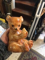 Ceramic bear figure, flawless, size 20 x 18 cm.