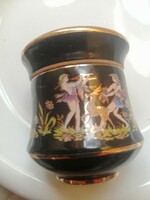 Greek cosmetic jar hunter scene beautiful