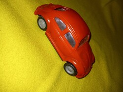 Retro LEMEZÁRÚGYÁR Piros Volkswagen Bogár Lendkerekes Játék  Autó