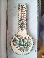 Ceramic wooden spoon holder, spoon rest 