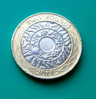 Egyesült Királyság – 2 font – 2013 - II. Erzsébet királynő