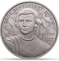 2000 HUF Móric benyovszky 2021 non-ferrous metal commemorative medal in closed unopened capsule + description