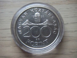 200 Forint Ezüst emlékérem 1993 Kapszulában
