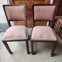 Két rugós párnás szék