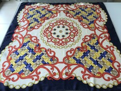 Lombagine paris silk scarf with bright colors and an elegant pattern