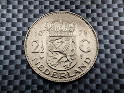 Netherlands 2½ gulden, 1978