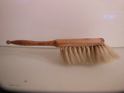 Brush - wood - horse hair - 23 x 6 x 3 cm - old - Austrian