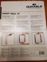 DURABLE "VARIO® WALL 10"bemutatótábla,fali