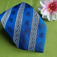 ESKÜVŐ NYK52 - Kék alapon mintás - selyem nyakkendő